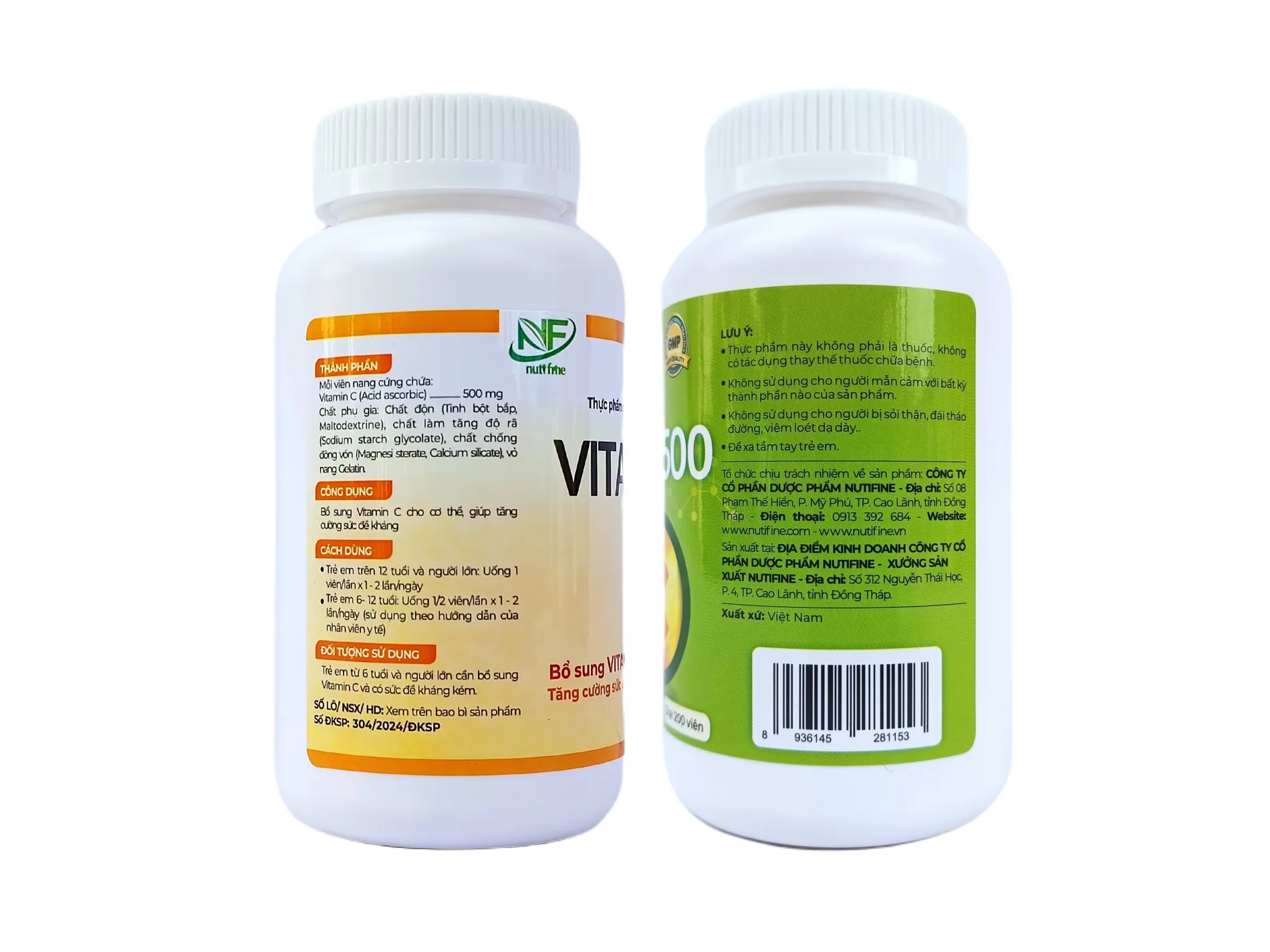 Vitafine 500 Vitamin C 500mg Nutifine - Tăng Đề Kháng - Ảnh 2