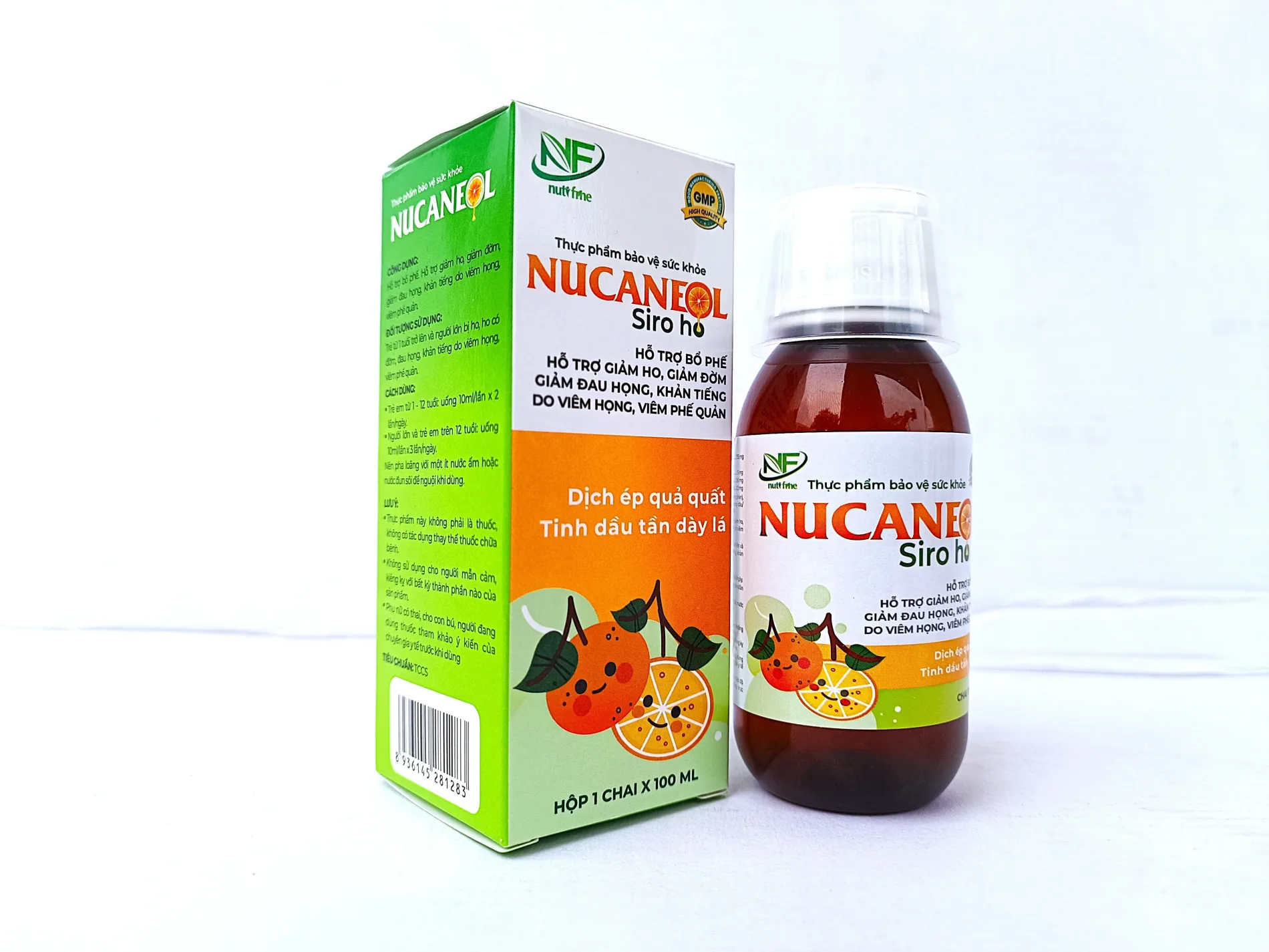 Siro Ho Nucaneol Nutifine - Dịch Ép Quả Quất
