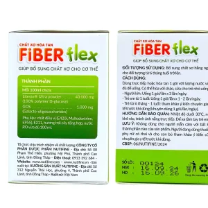 Gói đơn chất xơ FiBER flex 5ml hỗ trợ tiêu hóa Nutifine có thành phần GOS